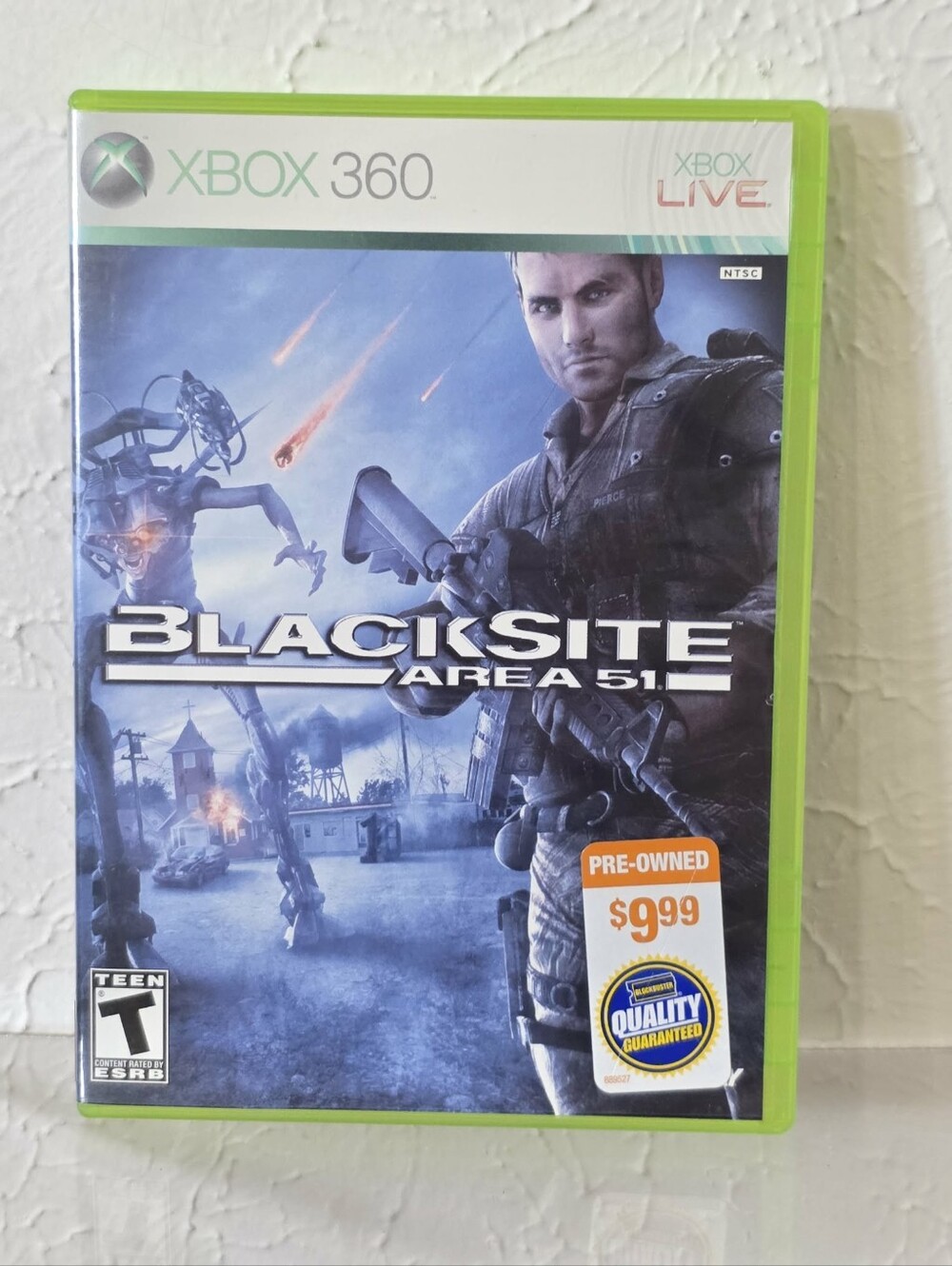 BlackSite: Area 51 (Microsoft Xbox 360, 2007) CIB Complete With Manu Video Game